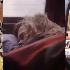 Persona durmiendo plácidamente en una furgoneta sin camperizar, lista para la aventura.