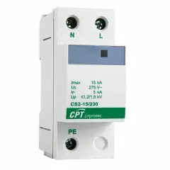 Dispositivo de protección contra sobretensiones, un magnetotérmico que es esencial para la seguridad eléctrica.