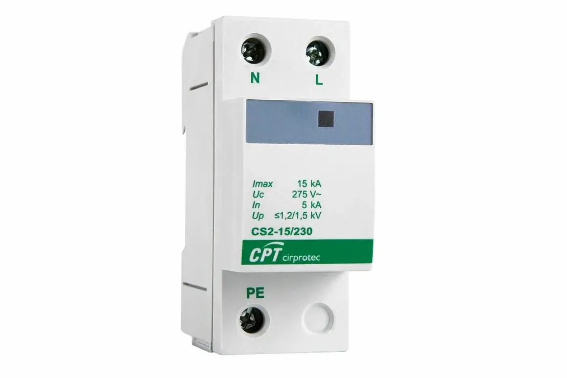 Dispositivo de protección contra sobretensiones, un magnetotérmico que es esencial para la seguridad eléctrica.
