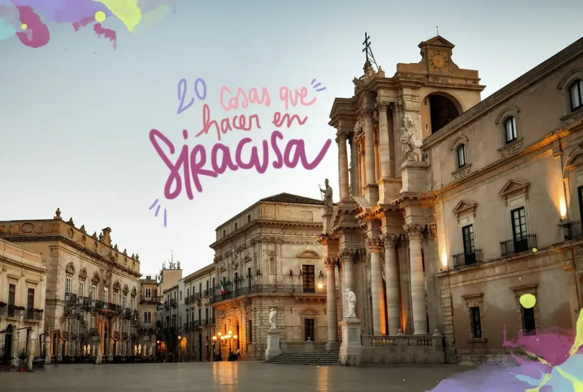 La plaza frente a la catedral de Siracusa, con su imponente fachada barroca, invita a descubrir 20 cosas que hacer en esta joya siciliana.