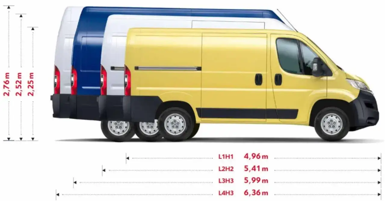 ¿Cuánto mide de alto una Ford Transit camper? Guía H2 y H3